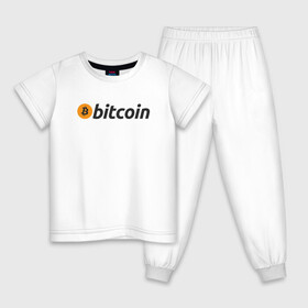 Детская пижама хлопок с принтом Bitcoin в Белгороде, 100% хлопок |  брюки и футболка прямого кроя, без карманов, на брюках мягкая резинка на поясе и по низу штанин
 | Тематика изображения на принте: bitcoin | btc | coin | crypto | eth | ethereum | mining | satoshi nakamoto | trading | биржа | биткоин | биток | валюта | виталик бутерин | деньги | коин | крипта | криптовалюта | криптоинвестор | майнинг | сатоши | трейд | трейдер