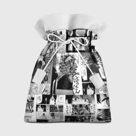 Подарочный 3D мешок с принтом Девочка, которая видит это в Белгороде, 100% полиэстер | Размер: 29*39 см | Тематика изображения на принте: anime | manga | mieruko chan | miko yotsuya | девочка которая видит это | комиксы | манга | мерико чан | мико ёцуя | ужас | хоррор