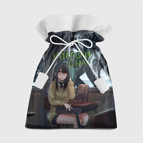 Подарочный 3D мешок с принтом Мерико Чан в Белгороде, 100% полиэстер | Размер: 29*39 см | Тематика изображения на принте: anime | manga | mieruko chan | девочка которая видит это | комиксы | манга | мерико чан | ужас | хоррор