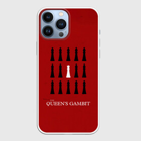 Чехол для iPhone 13 Pro Max с принтом Белая королева в Белгороде,  |  | chess | serial | the queens gambit | аня тейлор джой | сериал | сериалы | ход королевы | шахматы | элизабет хармон