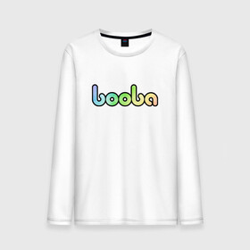Мужской лонгслив хлопок с принтом BOOBA LOGO | БУБА ЛОГО (Z) в Белгороде, 100% хлопок |  | baby | booba | buba | gnom | logo | буба | гном | гномик | детям | для ребенка | лого | логотип | мультик | ребенку
