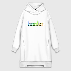 Платье-худи хлопок с принтом BOOBA LOGO | БУБА ЛОГО (Z) в Белгороде,  |  | baby | booba | buba | gnom | logo | буба | гном | гномик | детям | для ребенка | лого | логотип | мультик | ребенку