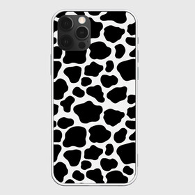 Чехол для iPhone 12 Pro Max с принтом Пятна Далматинца  в Белгороде, Силикон |  | 101 далматинец | dalmations | далматин | мраморный окрас | черно белые пятна | черное на белом