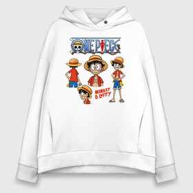 Женское худи Oversize хлопок с принтом One Piece Monkey D. Luffy в Белгороде, френч-терри — 70% хлопок, 30% полиэстер. Мягкий теплый начес внутри —100% хлопок | боковые карманы, эластичные манжеты и нижняя кромка, капюшон на магнитной кнопке | anime | manga | monkey d. luffy | one piece | аниме | большой куш | ван пис | вон пис | капитан | король пиратов | луси | луфи | луффи | луффи но уми | луффи таро | манга | манки д. луффи | мугивара | пират | пятый император