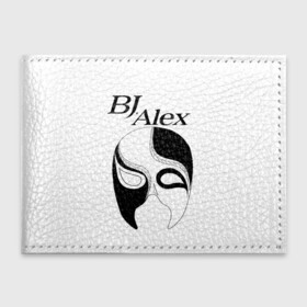 Обложка для студенческого билета с принтом Маска BJ Alex в Белгороде, натуральная кожа | Размер: 11*8 см; Печать на всей внешней стороне | alex | bj | bj alex | алекс | ан джи вон | аниме | дживон | маска | сенен ай | стример