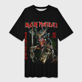 Платье-футболка 3D с принтом Iron Maiden, Senjutsu в Белгороде,  |  | iron maiden | senjutsu | айрон мейден | группы | музыка | рок | самурпй | хеви метал | череп