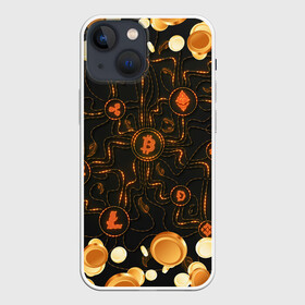 Чехол для iPhone 13 mini с принтом Криптовалюта | Crypto (Z) в Белгороде,  |  | binance coin | bitcoin | blockchain | btc | cardano | crypto | ethereum | litecoin | polkadot | tether | xrp | биткоин | блокчейн | валюта | деньги | криптовалюта | майнер | майнинг | цифровая валюта | цифровое золото | эфир