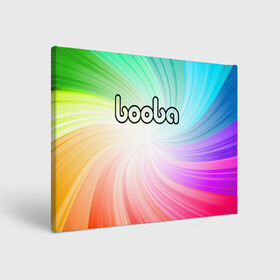 Холст прямоугольный с принтом BOOBA LOGO | БУБА ЛОГО (Z) в Белгороде, 100% ПВХ |  | baby | booba | buba | gnom | logo | буба | гном | гномик | детям | для ребенка | лого | логотип | мультик | ребенку