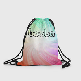 Рюкзак-мешок 3D с принтом BOOBA LOGO | БУБА ЛОГО (Z) в Белгороде, 100% полиэстер | плотность ткани — 200 г/м2, размер — 35 х 45 см; лямки — толстые шнурки, застежка на шнуровке, без карманов и подкладки | baby | booba | buba | gnom | logo | буба | гном | гномик | детям | для ребенка | лого | логотип | мультик | ребенку