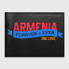 Обложка для студенческого билета с принтом Armenia one love в Белгороде, натуральная кожа | Размер: 11*8 см; Печать на всей внешней стороне | armenia | logo | армения | армян | армяни | герб | лев и орел | лого | символ | флаг | флаг и герб армении