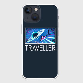 Чехол для iPhone 13 mini с принтом Traveller в Белгороде,  |  | game | games | no mans sky | no men sky | space | выжывалка | игра | игры | космические корабли | космический корабль | космос | ноу менс скай | планеты | путешествие | путешествия