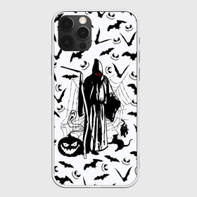 Чехол для iPhone 12 Pro Max с принтом Хэллоуин, Grim Reaper в Белгороде, Силикон |  | bat | death | ghost | halloween | horror | spiderweb | вампиры | летучая мышь | летучие мыши | нечистая сила | нечисть | пауки | паутина | привидение | призрак | страшный | тыква | тьма | хеллоуин | хоррор | хэллоуин