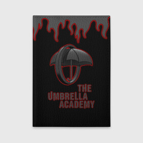 Обложка для автодокументов с принтом The Umbrella Academy | Академи в Белгороде, натуральная кожа |  размер 19,9*13 см; внутри 4 больших “конверта” для документов и один маленький отдел — туда идеально встанут права | dark horse comics | the umbrella academy | umbrella | академия амбрелла | комикс | комильфо