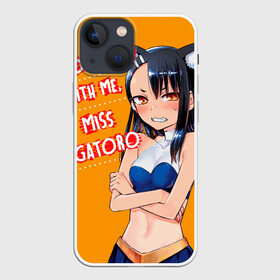 Чехол для iPhone 13 mini с принтом Кошка Нагаторо в Белгороде,  |  | hayase nagatoro | nagatoro | nagatoro art | издевайся нагаторо арт | нагаторо | нагаторо аниме | нагаторо арт | нагаторо манга | не издевайся нагаторо | не издевайся нагаторо аниме