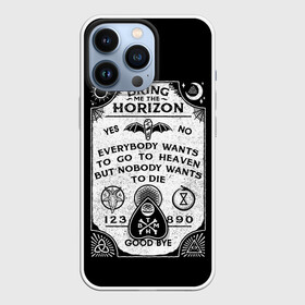 Чехол для iPhone 13 Pro с принтом Bring Me the Horizon Уиджи в Белгороде,  |  | bmth | bring me the horizon | horizon | группы | доска уиджи | музыка | рок