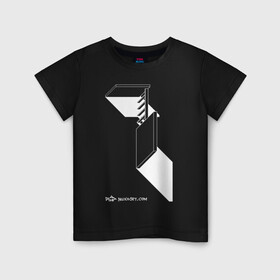 Детская футболка хлопок с принтом Архитектон 1Б в Белгороде, 100% хлопок | круглый вырез горловины, полуприлегающий силуэт, длина до линии бедер | архитектон | архитектура | геометрия | конструкция | тени