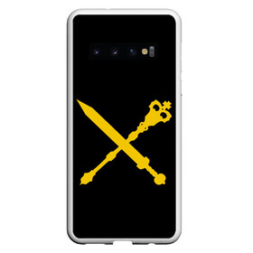 Чехол для Samsung Galaxy S10 с принтом Вентру в Белгороде, Силикон | Область печати: задняя сторона чехла, без боковых панелей | arturcherkasov1995 | camarilla | vsemayki | аристократы | вампирский маскарад | вентру | каиниты | кланы | проклятье каина