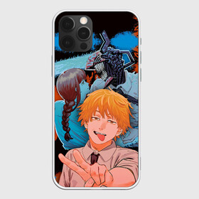 Чехол для iPhone 12 Pro Max с принтом Дэндзи и Макима в Белгороде, Силикон |  | anime | blood | chainsaw man | demon | denji | devil | makima | monster | pochita | аниме | демон | дьявол | дэндзи | кровь | макима | монстр | почита | человек бензопила