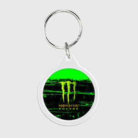 Брелок круглый с принтом MONSTER ENERGY NEON LOGO в Белгороде, пластик и полированная сталь | круглая форма, металлическое крепление в виде кольца | monster | monster energy | монстер | монстер енерджи | монстер енэрджи | монстер энерджи | неон | энергетик | энергетический напиток