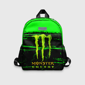 Детский рюкзак 3D с принтом MONSTER ENERGY NEON LOGO в Белгороде, 100% полиэстер | лямки с регулируемой длиной, сверху петелька, чтобы рюкзак можно было повесить на вешалку. Основное отделение закрывается на молнию, как и внешний карман. Внутри дополнительный карман. По бокам два дополнительных кармашка | monster | monster energy | монстер | монстер енерджи | монстер енэрджи | монстер энерджи | неон | энергетик | энергетический напиток