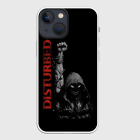 Чехол для iPhone 13 mini с принтом DISTURBED в Белгороде,  |  | dark | disturbed | dreiman | grunge | hardcore | metal | monster | music | punk | rock | usa | гранж | дистербд | дрейман | метал | музыка | панк | рок