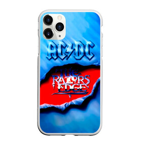 Чехол для iPhone 11 Pro Max матовый с принтом AC/DC - The Razor’s Edge в Белгороде, Силикон |  | ac dc | acdc | acdc ас дс | angus | back in black | highway to hell | mckinnon | you | австралийская | ангус янг | ас дс | асдс | блюз | в форме | гитара | группа | крис слэйд | метал | молния | музыка | певец | рок | рок н ролл | стиви янг