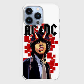 Чехол для iPhone 13 Pro с принтом AC DC Ангус Янг в Белгороде,  |  | ac dc | acdc | acdc ас дс | angus | back in black | highway to hell | mckinnon | you | австралийская | ангус янг | ас дс | асдс | блюз | в форме | гитара | группа | крис слэйд | метал | молния | музыка | певец | рок | рок н ролл | стиви янг