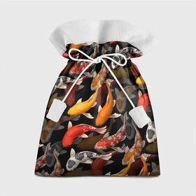 Подарочный 3D мешок с принтом Карпы кои | Японские карпы в Белгороде, 100% полиэстер | Размер: 29*39 см | восточные карпы | восточные рыбки | западные карпы | западные рыбы | карпы | карпы кои | кои | морские жители | рыбы | рыбы паттерн | японские карпы | японские кои