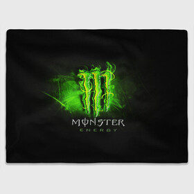 Плед 3D с принтом MONSTER ENERGY NEON | НЕОН в Белгороде, 100% полиэстер | закругленные углы, все края обработаны. Ткань не мнется и не растягивается | Тематика изображения на принте: monster | monster energy | монстер | монстер енерджи | монстер енэрджи | монстер энерджи | неон | энергетик | энергетический напиток