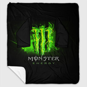 Плед с рукавами с принтом MONSTER ENERGY NEON | НЕОН в Белгороде, 100% полиэстер | Закругленные углы, все края обработаны. Ткань не мнется и не растягивается. Размер 170*145 | Тематика изображения на принте: monster | monster energy | монстер | монстер енерджи | монстер енэрджи | монстер энерджи | неон | энергетик | энергетический напиток