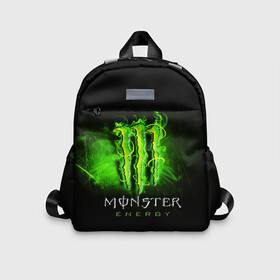 Детский рюкзак 3D с принтом MONSTER ENERGY NEON | НЕОН в Белгороде, 100% полиэстер | лямки с регулируемой длиной, сверху петелька, чтобы рюкзак можно было повесить на вешалку. Основное отделение закрывается на молнию, как и внешний карман. Внутри дополнительный карман. По бокам два дополнительных кармашка | monster | monster energy | монстер | монстер енерджи | монстер енэрджи | монстер энерджи | неон | энергетик | энергетический напиток