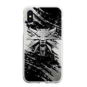 Чехол для iPhone XS Max матовый с принтом THE WITCHER LOGO STEEL  в Белгороде, Силикон | Область печати: задняя сторона чехла, без боковых панелей | the witcher | ведьмак | железо | зе витчер | игра | компьютерная игра | лого | логотип | сталь