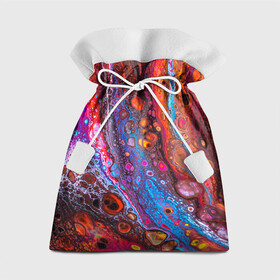 Подарочный 3D мешок с принтом Брызги на камнях в Белгороде, 100% полиэстер | Размер: 29*39 см | Тематика изображения на принте: арт | искусство | красочность | психоделика | цвет
