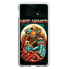 Чехол для Samsung S10E с принтом Amon Amarth в Белгороде, Силикон | Область печати: задняя сторона чехла, без боковых панелей | Тематика изображения на принте: amon amarth | metal | викинг метал | группы | дэт метал | метал | музыка | рок