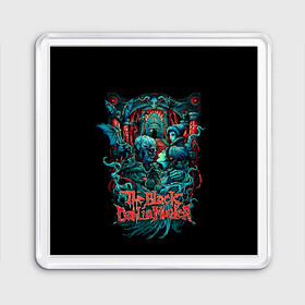 Магнит 55*55 с принтом The Black Dahlia Murder в Белгороде, Пластик | Размер: 65*65 мм; Размер печати: 55*55 мм | death metal | tbdm | the black dahlia murder | группы | метал | музыка | рок