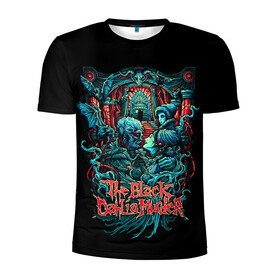 Мужская футболка 3D спортивная с принтом The Black Dahlia Murder в Белгороде, 100% полиэстер с улучшенными характеристиками | приталенный силуэт, круглая горловина, широкие плечи, сужается к линии бедра | death metal | tbdm | the black dahlia murder | группы | метал | музыка | рок