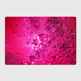 Магнитный плакат 3Х2 с принтом Розовые Пузырьки в Белгороде, Полимерный материал с магнитным слоем | 6 деталей размером 9*9 см | Тематика изображения на принте: абстрактный розовый | неоновый розовый | розовая вода | розовый мир