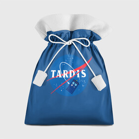 Подарочный 3D мешок с принтом Тардис в космосе в Белгороде, 100% полиэстер | Размер: 29*39 см | doctor who | serial | доктор кто | путешествия во времени | сериал | сериалы | фантастика