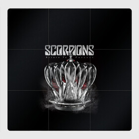 Магнитный плакат 3Х3 с принтом SCORPIONS в Белгороде, Полимерный материал с магнитным слоем | 9 деталей размером 9*9 см | Тематика изображения на принте: chainge | forever | germany | grunge | king | metal | music | punk | return | rock | scorpions | wind | ветер | германия | гранж | корона | метал | панк | перемен | рок | скорпионс | хард рок