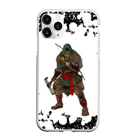 Чехол для iPhone 11 Pro матовый с принтом ASSASSIN`S CREED VALHALLA (+спина) (Z) в Белгороде, Силикон |  | logo | slayer | valhalla | vikings | асасин | ассасин крид | ассассин | вальхалла | викинги | лого | логотип | тамплиеры