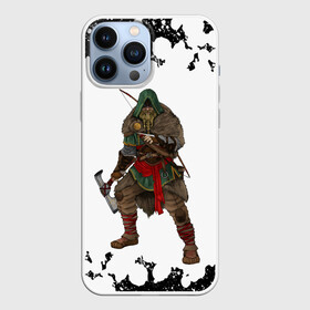 Чехол для iPhone 13 Pro Max с принтом ASSASSIN S CREED VALHALLA (+спина) (Z) в Белгороде,  |  | logo | slayer | valhalla | vikings | асасин | ассасин крид | ассассин | вальхалла | викинги | лого | логотип | тамплиеры