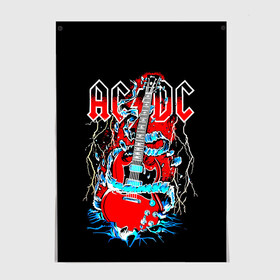 Постер с принтом AC/DC гитара  в Белгороде, 100% бумага
 | бумага, плотность 150 мг. Матовая, но за счет высокого коэффициента гладкости имеет небольшой блеск и дает на свету блики, но в отличии от глянцевой бумаги не покрыта лаком | ac dc | acdc | acdc ас дс | angus | back in black | highway to hell | mckinnon | you | австралийская | ангус янг | ас дс | асдс | блюз | в форме | гитара | группа | крис слэйд | метал | молния | музыка | певец | рок | рок н ролл | стиви янг