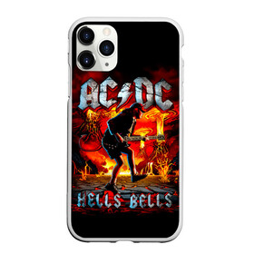 Чехол для iPhone 11 Pro матовый с принтом AC/DC HELLS BELLS в Белгороде, Силикон |  | ac dc | acdc | acdc ас дс | angus | back in black | highway to hell | mckinnon | you | австралийская | ангус янг | ас дс | асдс | блюз | в форме | гитара | группа | крис слэйд | метал | молния | музыка | певец | рок | рок н ролл | стиви янг