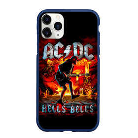 Чехол для iPhone 11 Pro Max матовый с принтом AC/DC HELLS BELLS в Белгороде, Силикон |  | Тематика изображения на принте: ac dc | acdc | acdc ас дс | angus | back in black | highway to hell | mckinnon | you | австралийская | ангус янг | ас дс | асдс | блюз | в форме | гитара | группа | крис слэйд | метал | молния | музыка | певец | рок | рок н ролл | стиви янг