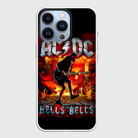 Чехол для iPhone 13 Pro с принтом AC DC HELLS BELLS в Белгороде,  |  | ac dc | acdc | acdc ас дс | angus | back in black | highway to hell | mckinnon | you | австралийская | ангус янг | ас дс | асдс | блюз | в форме | гитара | группа | крис слэйд | метал | молния | музыка | певец | рок | рок н ролл | стиви янг