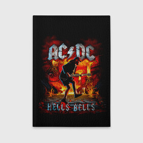 Обложка для автодокументов с принтом AC/DC HELLS BELLS в Белгороде, натуральная кожа |  размер 19,9*13 см; внутри 4 больших “конверта” для документов и один маленький отдел — туда идеально встанут права | ac dc | acdc | acdc ас дс | angus | back in black | highway to hell | mckinnon | you | австралийская | ангус янг | ас дс | асдс | блюз | в форме | гитара | группа | крис слэйд | метал | молния | музыка | певец | рок | рок н ролл | стиви янг