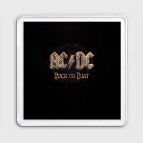 Магнит 55*55 с принтом AC/DC Rock or Bust в Белгороде, Пластик | Размер: 65*65 мм; Размер печати: 55*55 мм | Тематика изображения на принте: ac dc | acdc | acdc ас дс | angus young | back in black | highway to hell | mckinno | австралийская | ангус янг | ас дс | асдс | блюз | в форме | гитара | группа | крис слэйд | метал | молния | музыка | певец | рок | рок н ролл | стиви янг