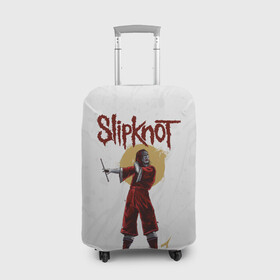 Чехол для чемодана 3D с принтом SLIPKNOT | СЛИПКНОТ (Z) в Белгороде, 86% полиэфир, 14% спандекс | двустороннее нанесение принта, прорези для ручек и колес | joey jordison | rock | slipknot | джордисон джои | петля | рок | скользящий узел | слипкнот | тяжелый рок | удавка