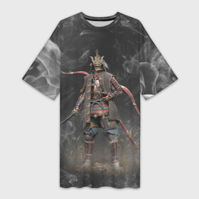 Платье-футболка 3D с принтом Warrior  Sekiro shadows die twice (Z) в Белгороде,  |  | sekiro shadows die twice | warrior | warriors | воин | дзу дай то вайсу | миядзаки | самурай | сэкиро сядо | тени умирают дважды