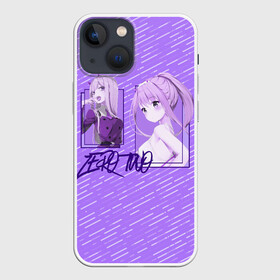 Чехол для iPhone 13 mini с принтом Zero Two в прямоугольнике в Белгороде,  |  | darling | darling in the franxx | zero two | вайфу | зеро ту | код 002 | любимый во франксе | франкс